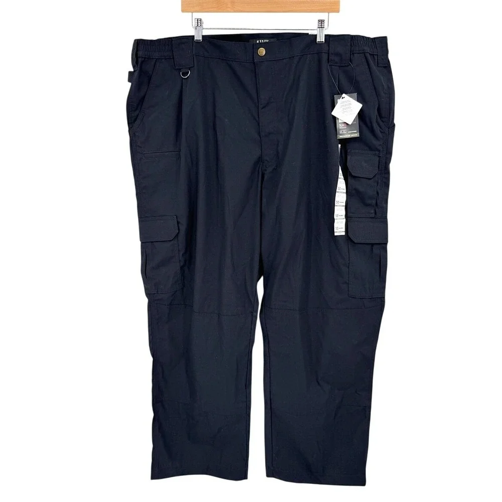 5.11 Tactical Mens Size 50 Taclite Pro Cargo Pants Unhemmed Blue Ripstop NEW